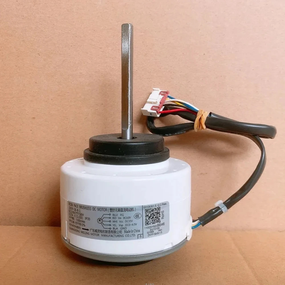 

Suitable for ZKFP-58-1-1 DC310 58W 1350r/min Midea air conditioning indoor unit new fan motor air conditioning accessories