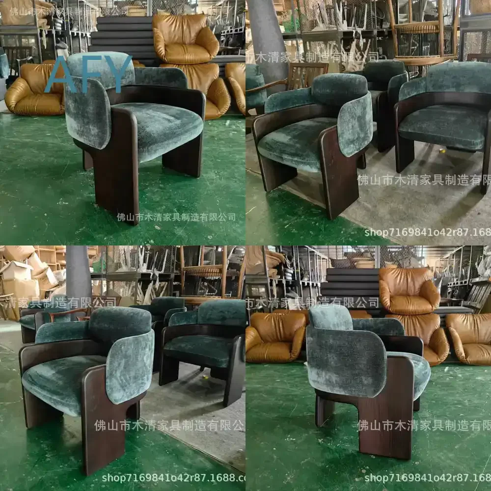 Nordic Fabric Armchair for Modern Minimalist Living Room Decor Scandinavian Style Lounge Chair for Italian Design Tiger Chair