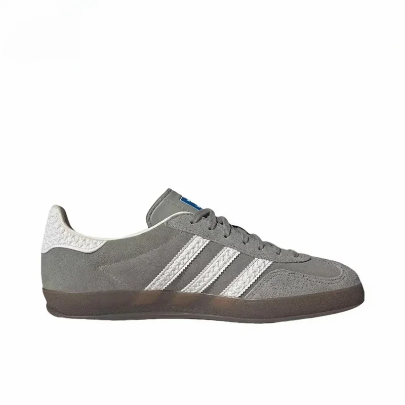

Adidas Originals GAZELLE INDOOR Men Women Skateboarding Shoes Are Comfortable, Shock Absorption,wear Resistance And Low Top Grey