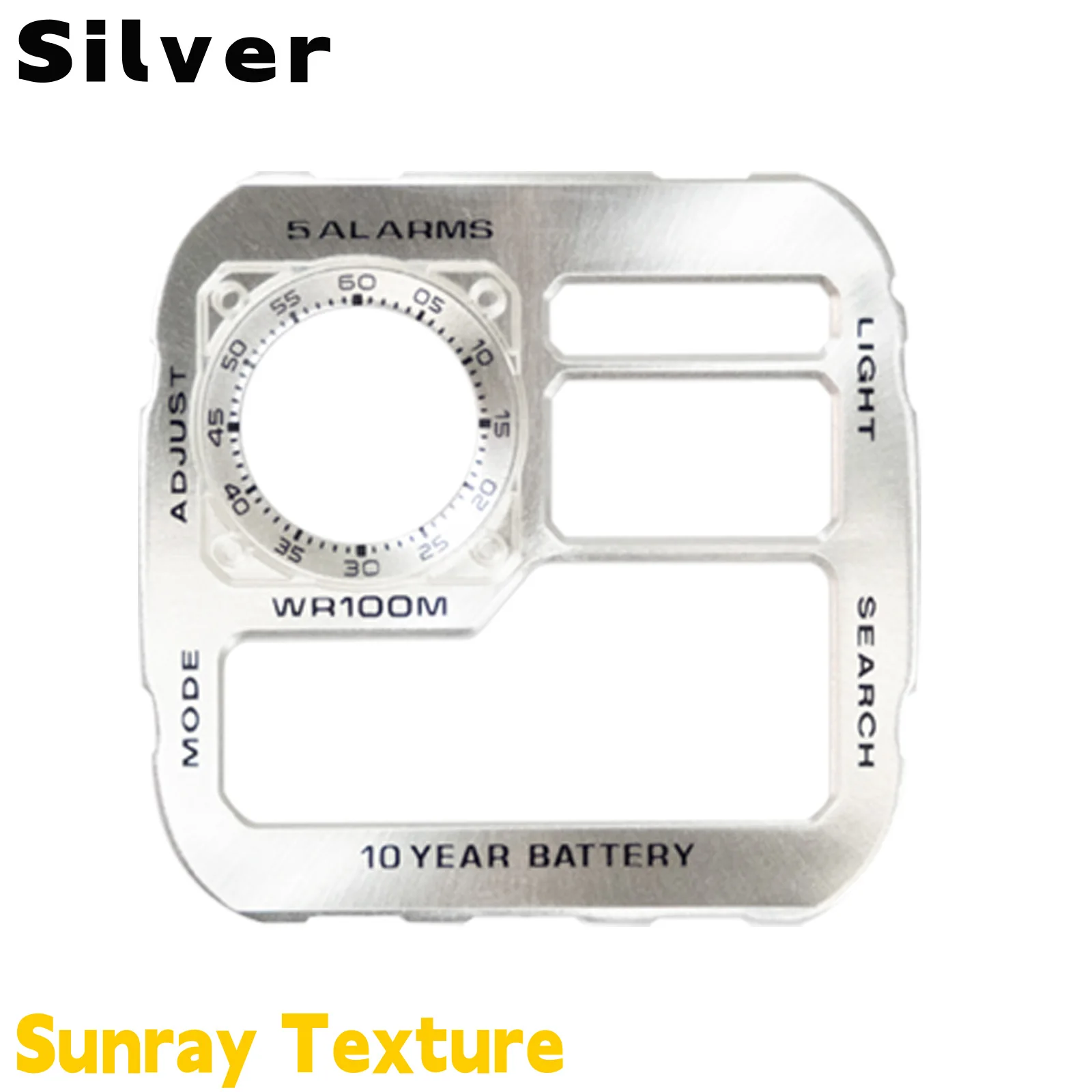 DIY Zifferblatt-Modifikation für Casio AE1200 Uhr, Sonnenschliff-Textur, Japanisches Kupfer, Hochwertige AE-1200 Uhren-Modifikationszubehör – Detail 19