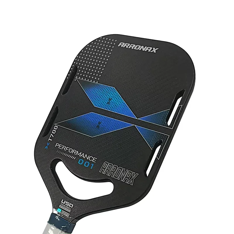 USAPA 3K 12K 18K Carbon Fiber Pickleball Paddle 16mm Thick Core Elongated Handle Rough Surface Power Control Pro Game