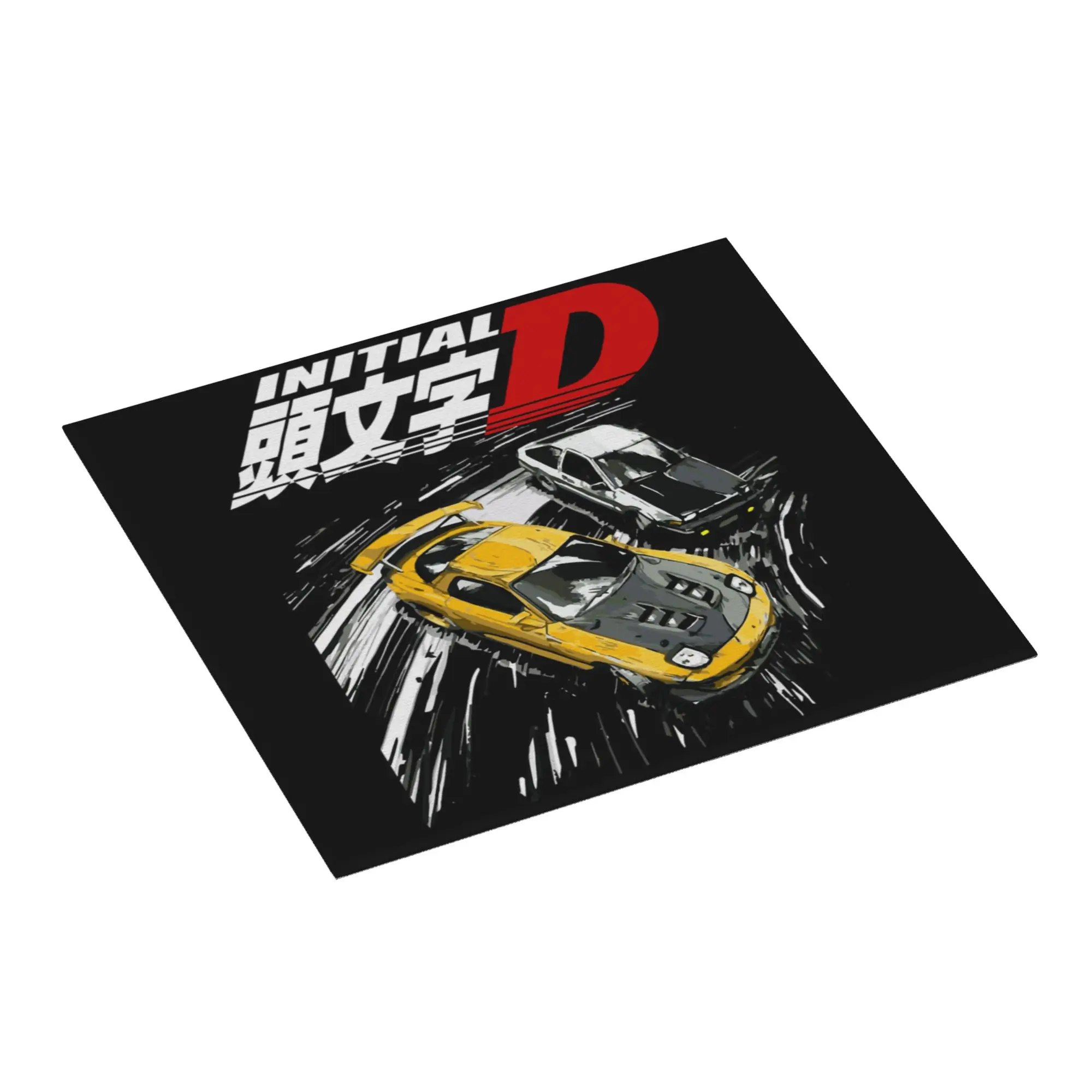 Initial D Mountain Drift Racing Non‑Slip Waterproof Absorbent Barware Tableware Oil Proof Reusable Drying Mat For Kitchen