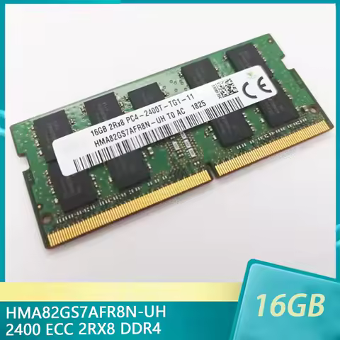 For SK Hynix 16GB HMA82GS7AFR8N-UH 16G 2400 ECC 2RX8 DDR4 Notebook Memory