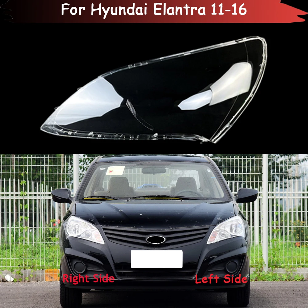 

Car Headlamp Head Lamp Lampshade Lampcover Glass Lens Shell Headlight Cover For Hyundai Elantra 2011 2012 2013 2014 2015 2016