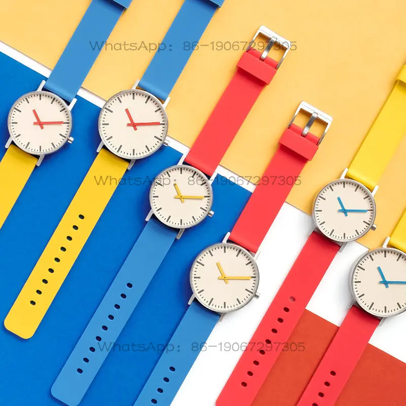 

BIJOUONE B50 Color Design Swiss Movement Gift Box Men's and Women's Waterproof Stainless Steel Watch