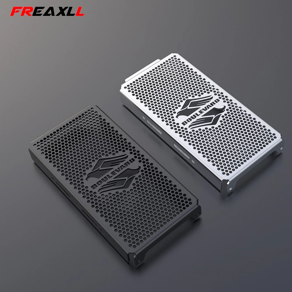 For Suzuki VZ800 Boulevard M50 VL800 INTRUDER M800 C800 / BOULEVARD C50 VOLUSIA Motorcycle Radiator Grill Guard Cover Protection view 3