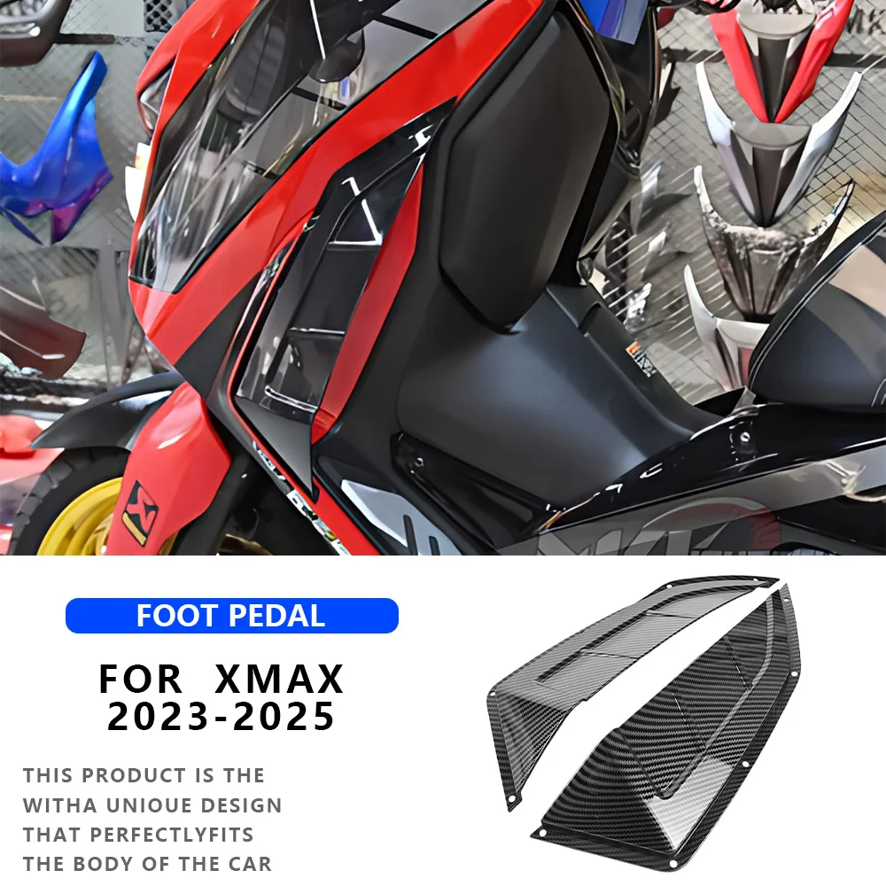 

MTKRACING Deflector For YAMAHA XMAX 2023-2025 x max Motorcycle Leg Guard Side Wing Windshield Fairing