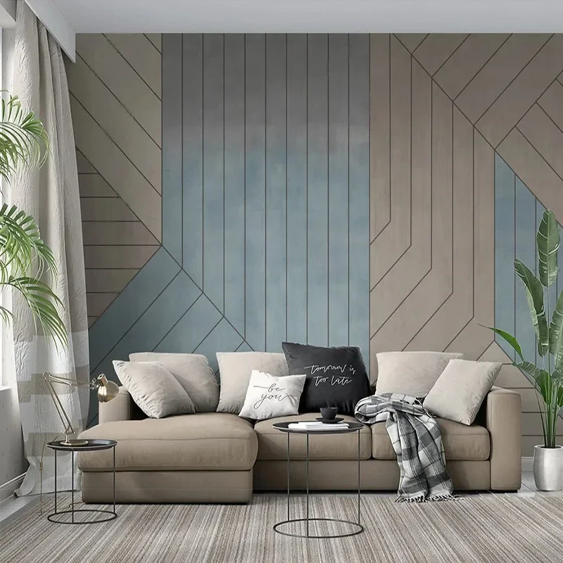 Custom Any Size 3D Modern Abstract Light Luxury Geometric TV Background Wall Wallpaper Papel Pintado De Pared Tapety Home Décor