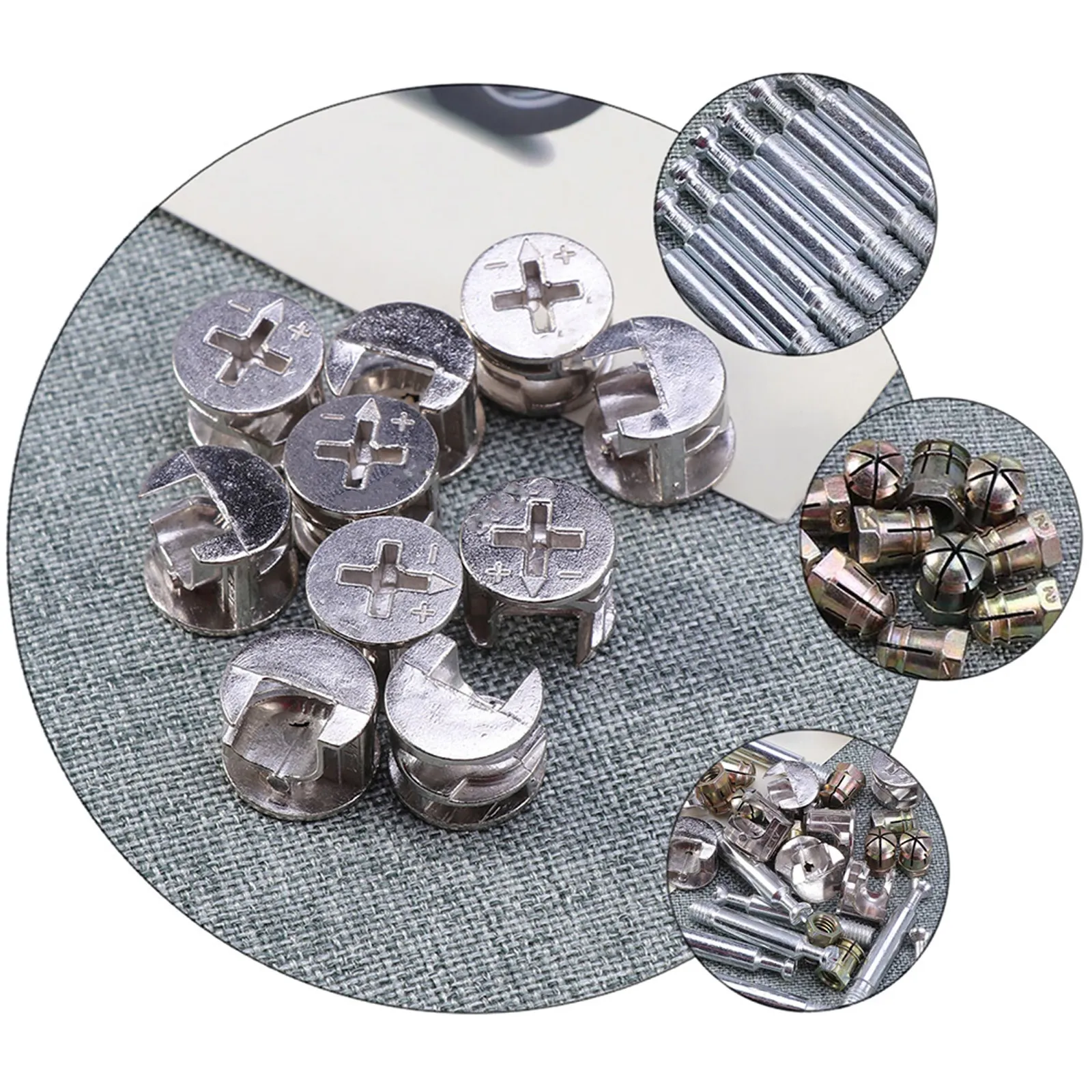 20Sets Furniture Connecter Cam - Cam Lock Nut ulasan dan harga