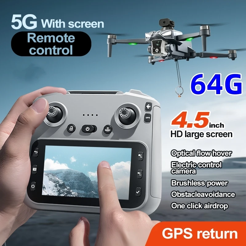 Drone Comes With A High-Definition Camera And A WiFi FPV High-Definition Dual Folding RC Quadcopter Height Maintainer