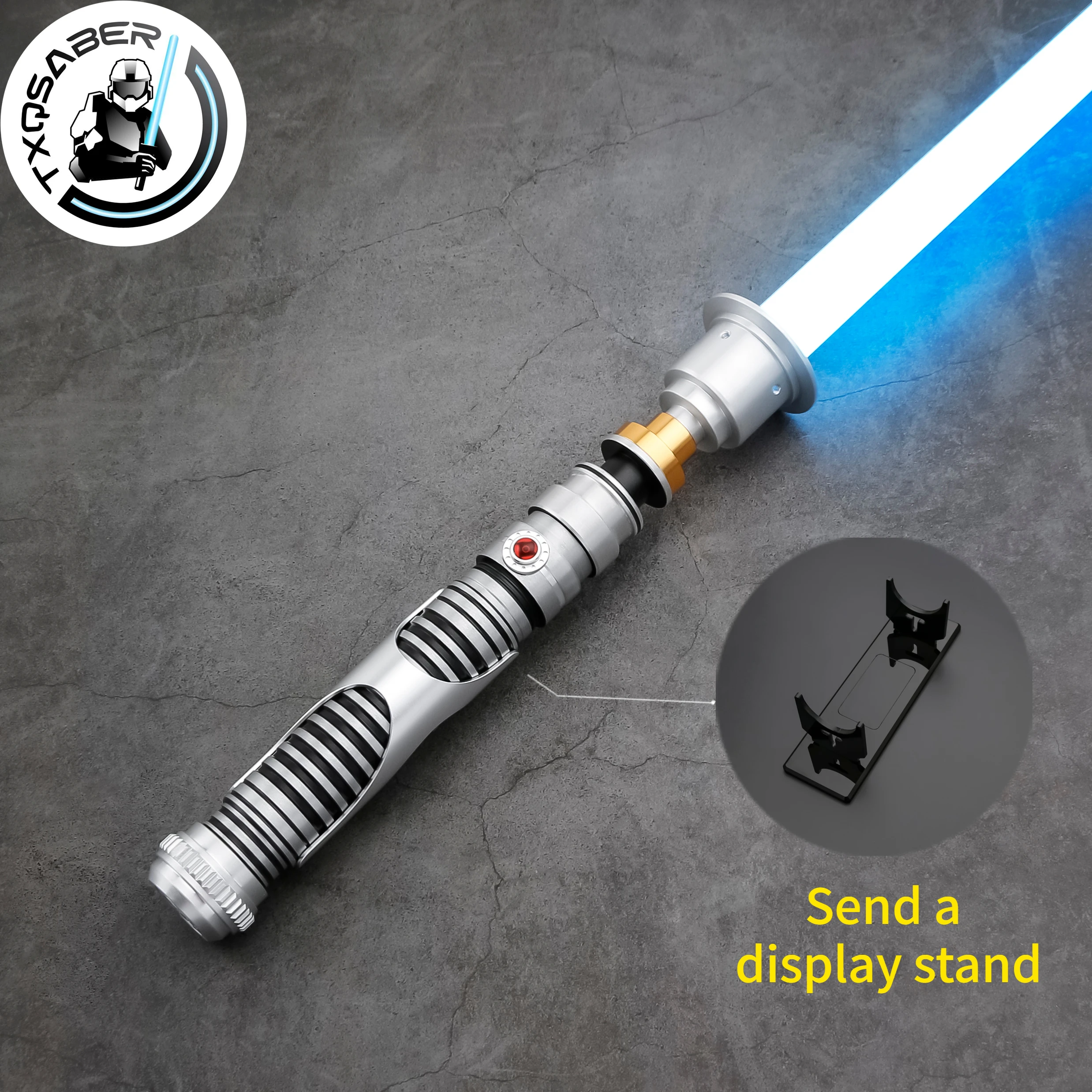 

TXQSABER Lightsaber The Lord SD RGB Neo Pixel Metal Hilt Lightsword FOC Blaster Smooth Swing Laser Sword for Adult Cosplay Toys
