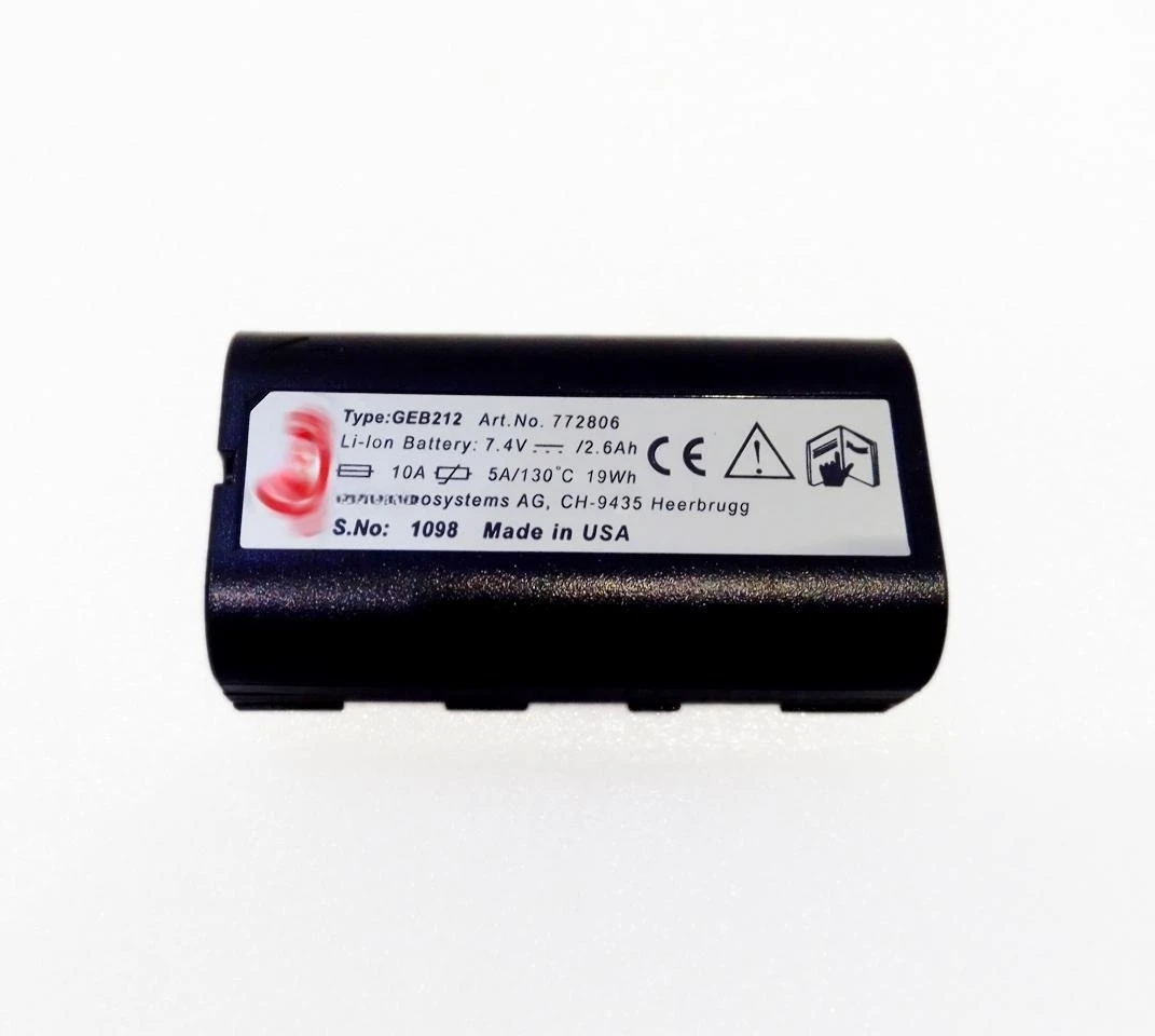 Imagem -06 - Bateria de Substituição para Leica Atx1200 Atx1230 Gps1200 Gps900 Grx1200 7.4v 2600mah Alta Qualidade Geb212