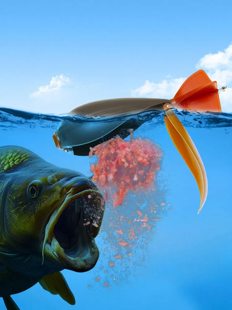 Bomb Bait Thrower Carp Feeder Fishing Feeder Nesting Tool Float Fishing Bait Thrower Tool Fishing Tools and Accessories - view 6