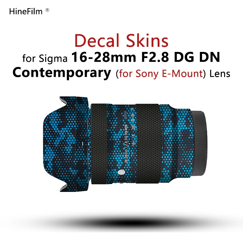 

Hinefilm Skin For Sigma 16-28 F2.8 FE / L Mount Lens Sticker 16-28mm F2.8 DG DN Lens Decal Skin 16-28f2.8 Wrap Sticker Skin 1628