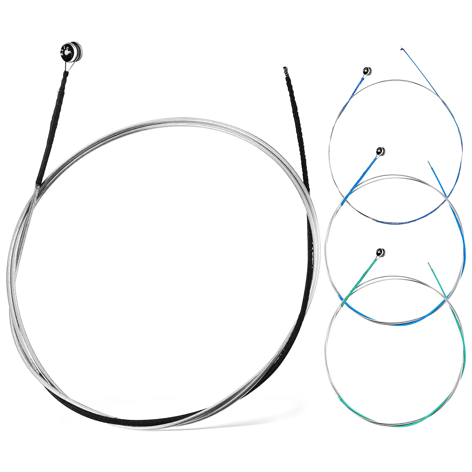 مجموعة الصلب النوى النيكل مطلي الكرة رئيس 4/4 العالمي صالح سلاسل مجموعة لأوتار الكمان الصلب للأدوات #3