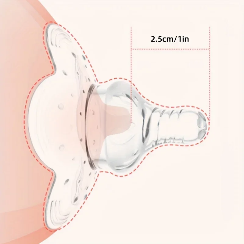 Tapa de protección para pezones de silicona completa, almohadilla para el pecho, cubierta de protección para lactancia, cubierta portátil para pezones, lactancia materna