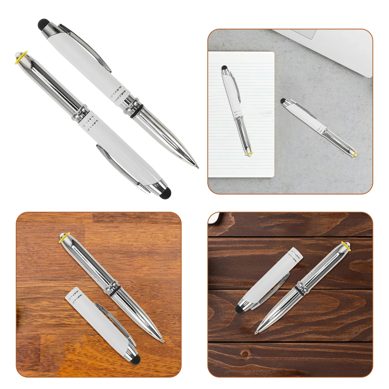 

2 Pcs Pen High Precision Stylus Writing Phone Stylus Capacitive Pens for 3 In 1 Capacitive Pens Tablet Phones Gifts