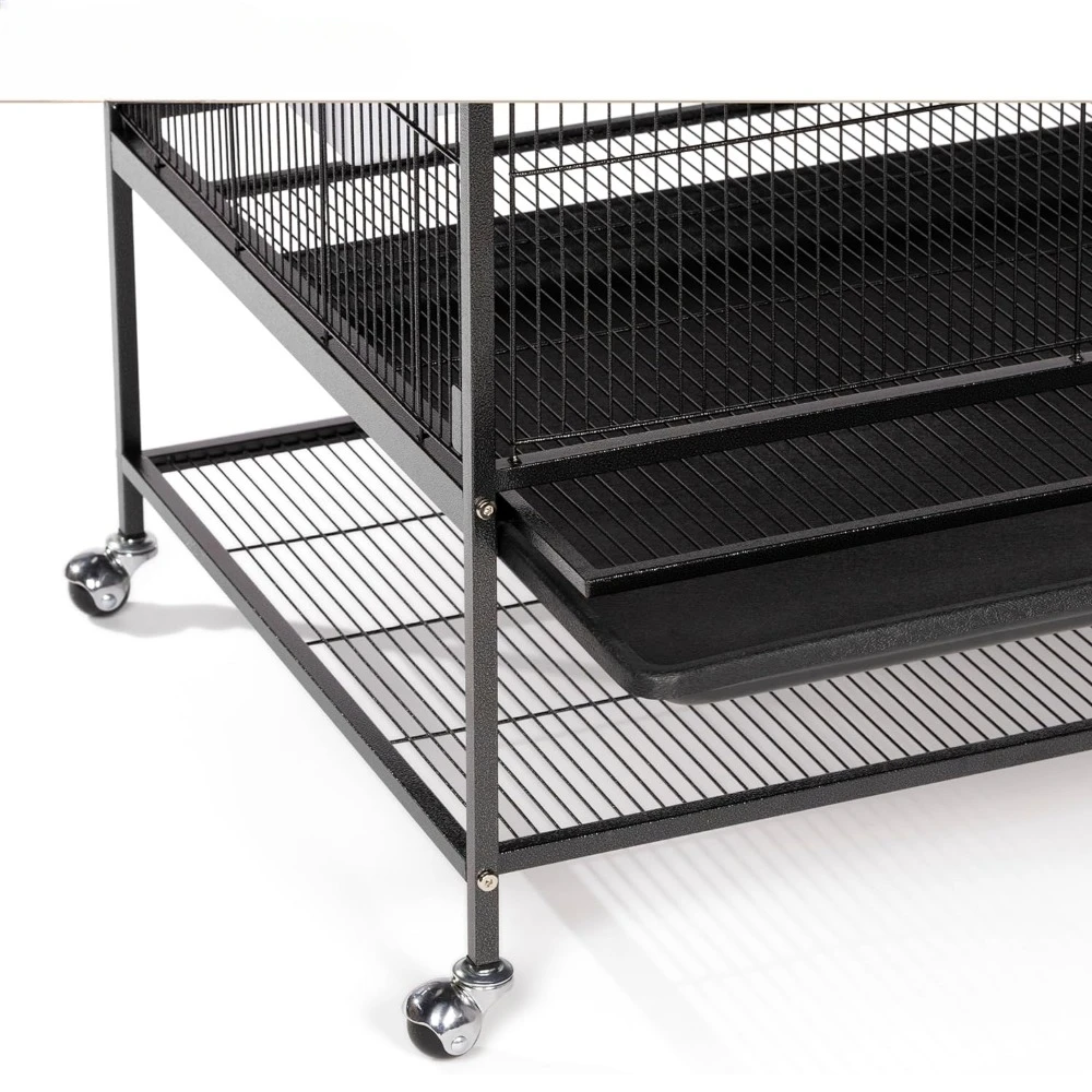 Imagem -04 - Agaporni Hammertone Black Parakets Cage para Pássaros Gaiolas X-large f- Houses And Fences Acessórios Birdcage Bird Cage Parrot Hut