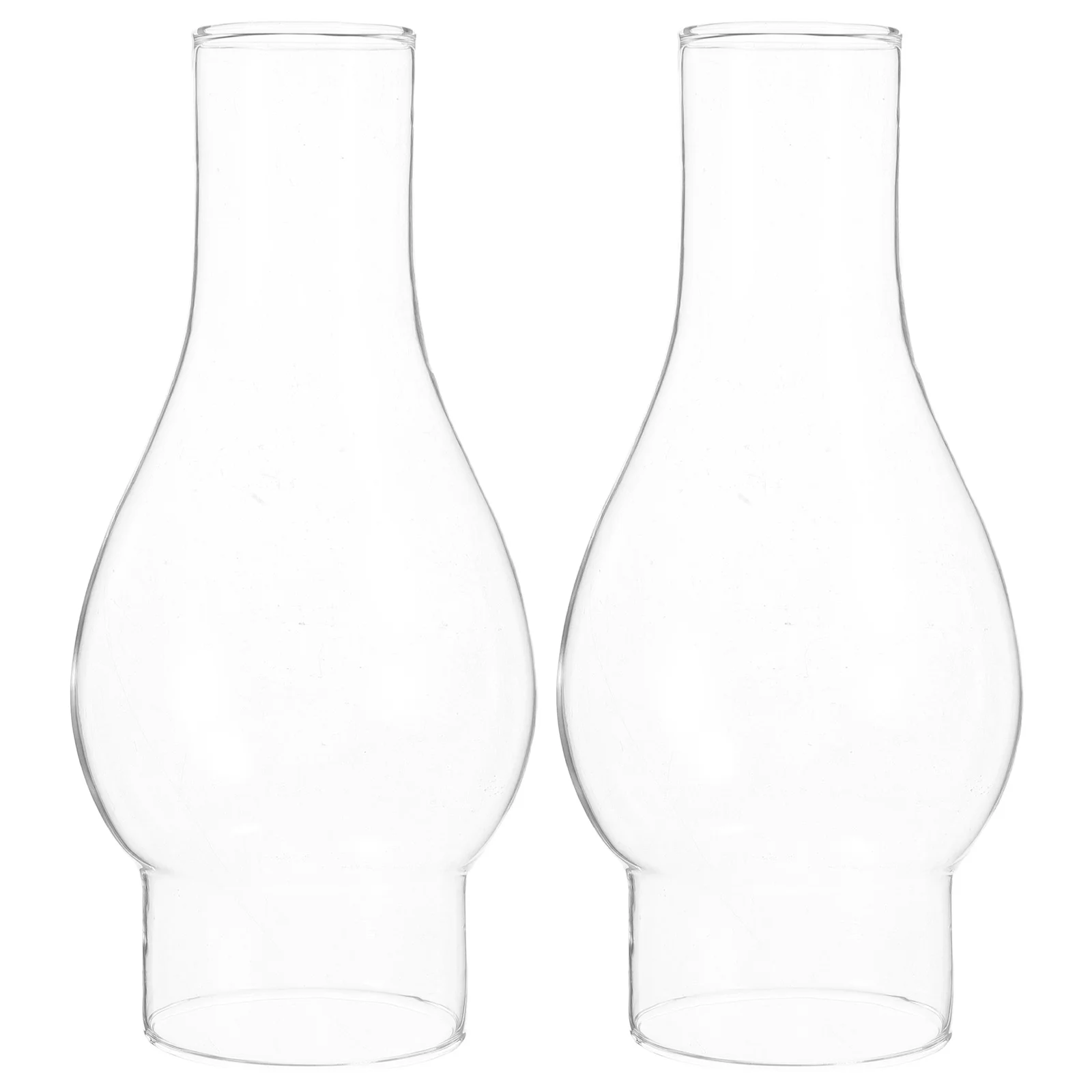 

2Pcs Clear Glass Lampshades Fine Craftsmanship DIY Friendly Romantic Warm Atmosphere Replacing Glass Lampshade