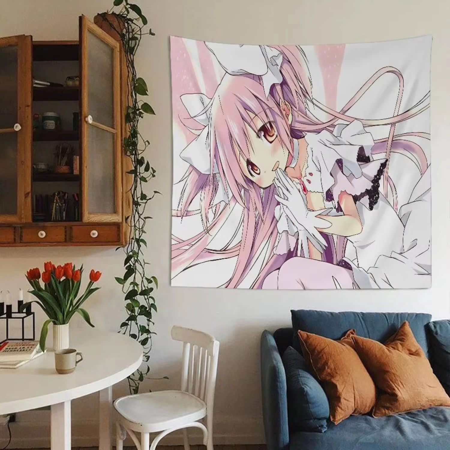 Anime Puella Magi Madoka Magica Colorful Tapestry Wall Hanging Bohemian Wall Tapestries Mandala Wall Art Decor