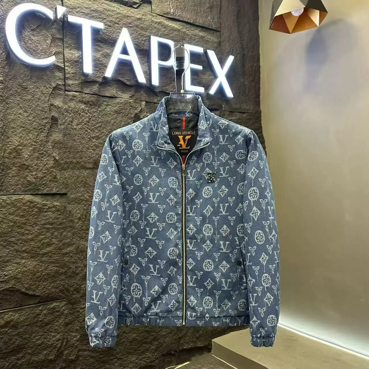 2025 spring new stand-up collar jacket thin top men's fashion versatile jacket