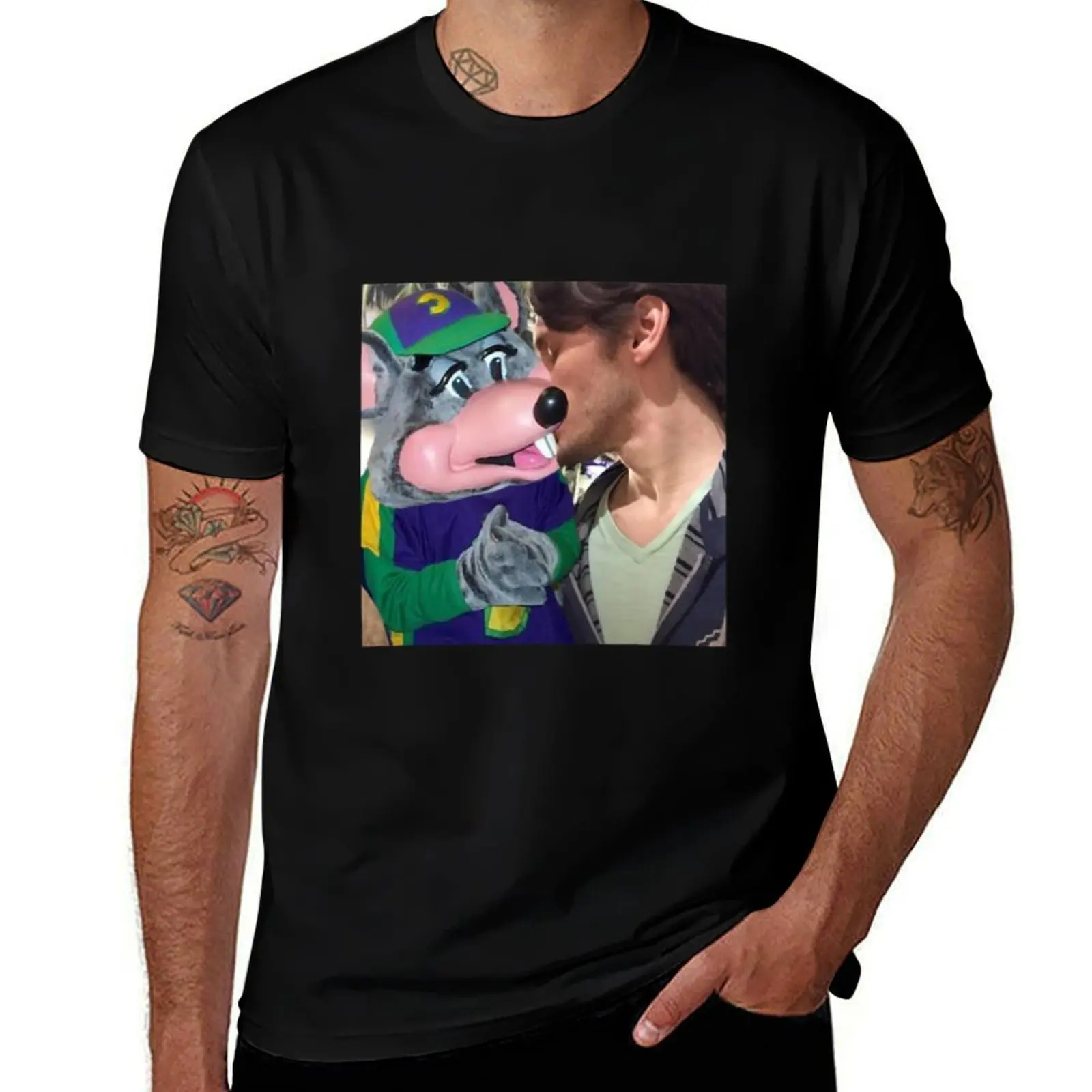 

Jerma Chuck E. Cheese T-Shirt t shirts cotton 100% man t shirt summer T-Shirt