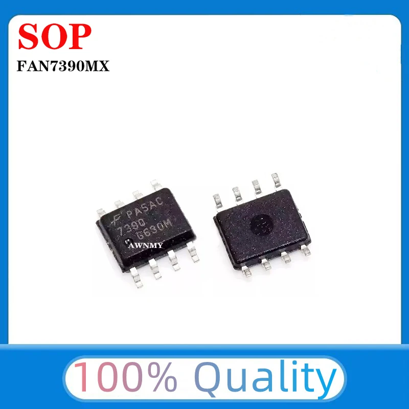 5pcs/lot 7390 FAN7390MX FAN7390 FAN7390M SOP-8 IC ChIp New Original In Stock