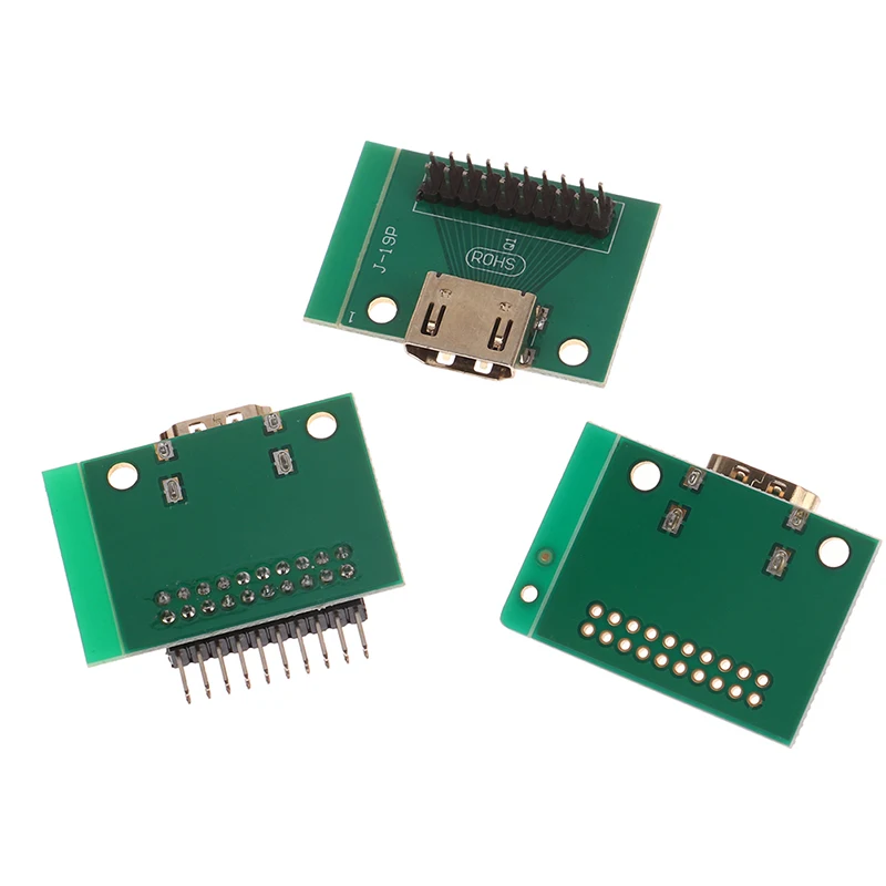 Compatible With HDMI 19Pin Test Socket Jack 19 Pin Adapter Test Board With PCB Board