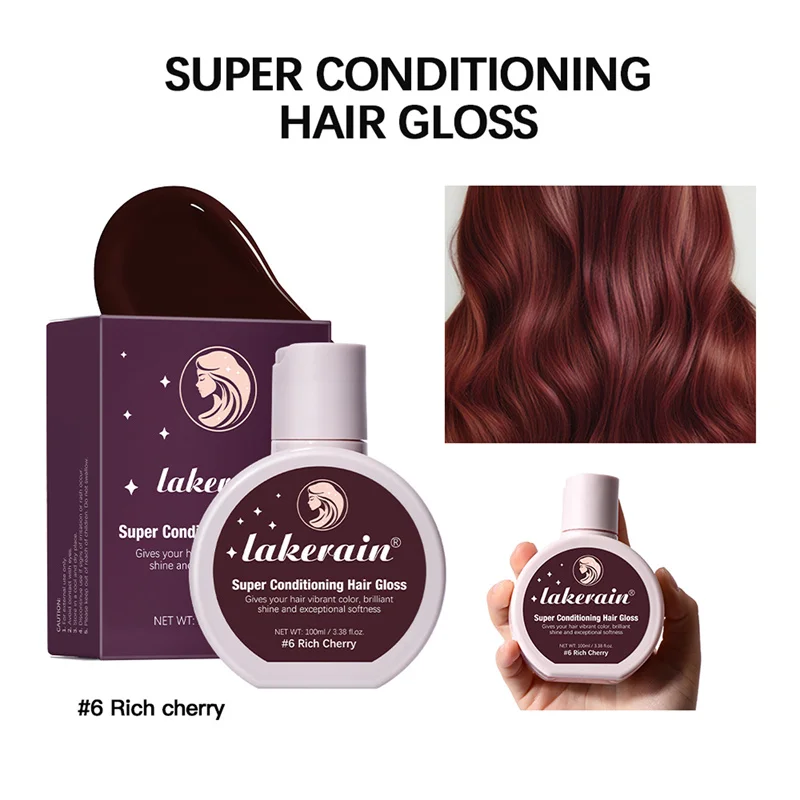 Super Conditioning Hair Gloss Gives Your Hair Vibrant Color, Brilliant Shine Exceptional Softness Smooth Long-Lasting Color Hair