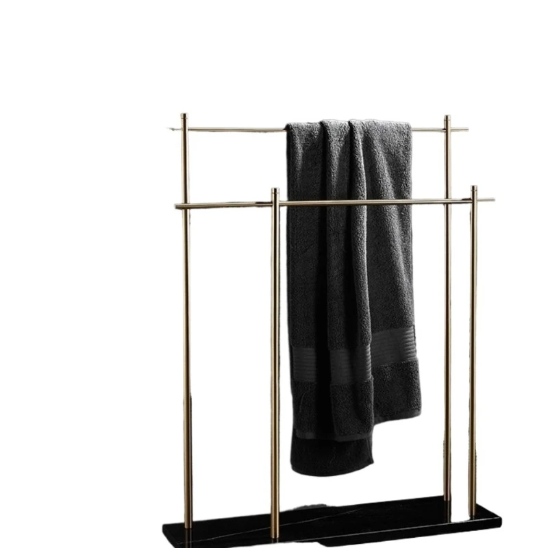Латунная мраморная вешалка для полотенец без перфорации. Вешалка для полотенец от пола до потолка. Вешалка для ванной комнаты. Сушилка. Вешалка для полотенец.