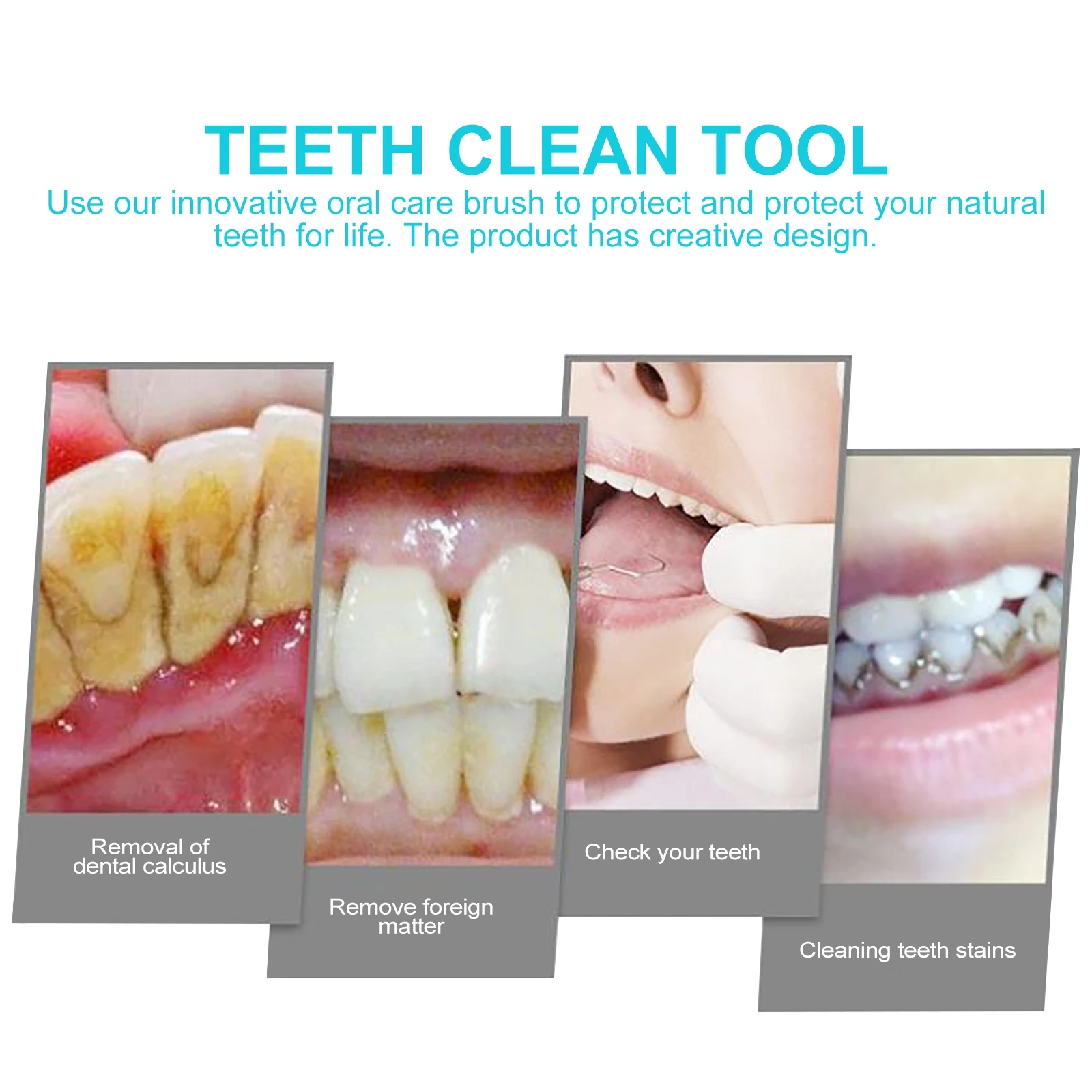 10Pcs Portable Interdental Brush Durable Tooth Floss Picks Oral Care Tools for Effective Teeth Cleaning Interdental Brush