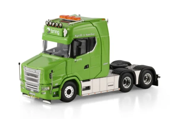 

Коллекционная литая под давлением модель WSI, масштаб 1:50, SCA-NIA T6, 6x2, ось, VLASTUIN, транспортный грузовик, трактор, игрушечная модель из сплава 01-4658