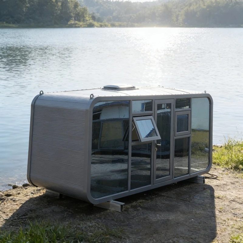 Apple Cabin Office 20ft 40ft | Modern Prefab Container House | Outdoor Luxury Office with Bedroom Bathroom
