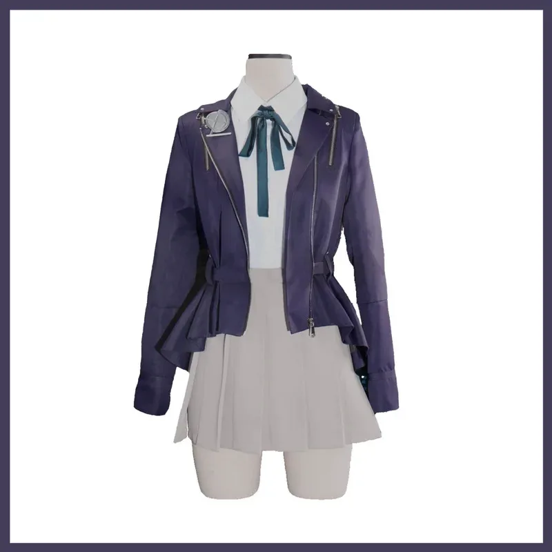 

Game The Hundred Line -Last Defense Academy Kirifuji Nozomi Cosplay Costume Daily Coat Shirt Uniform Wig Woman Leisure Suit if;3