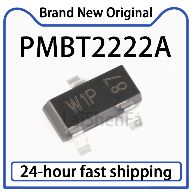 50PCS PMBT2222A W1P SOT-23 40V/600mA Surface Mount Transistor Stock
