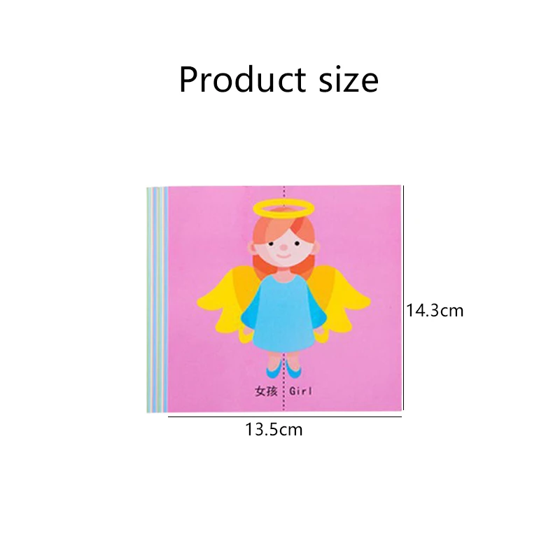 48 teile/satz Papier Stecklinge Spielzeug Malerei Zeichnung Papier Handgemachte Kinder Frühe Bildung Spielzeug Kunst Versorgung Handwerk Schere TMZ