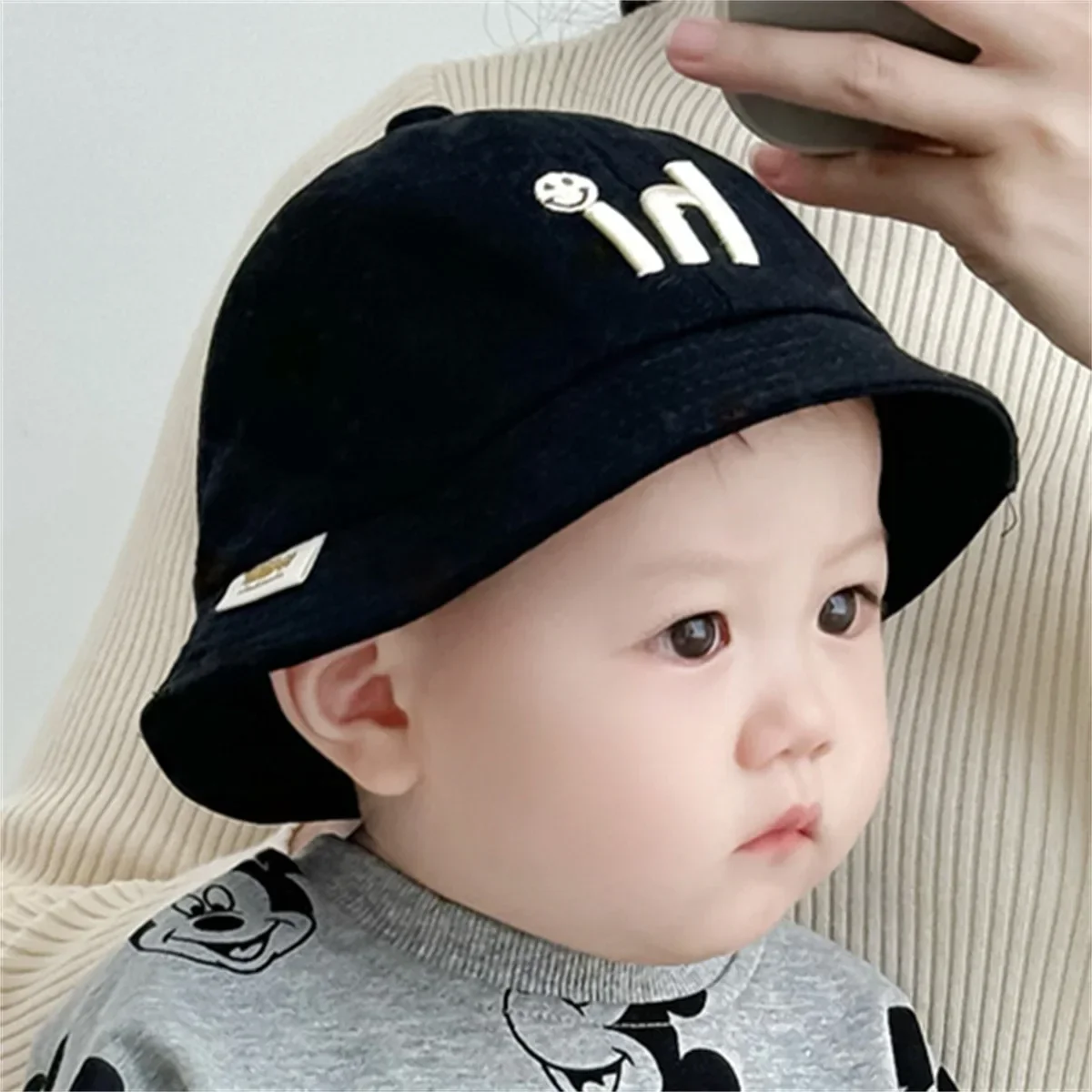 Summer Newborn Baby Rompers Sock Hat 3pcs Set Cartoon Mickey Mouse Clothes Boys Girls Jumpsuit Infant Short Sleeve Bodysuit