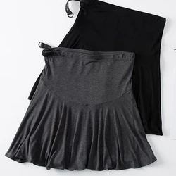 Fashion Modal Maternity Skirts Korean Version High Waist Skirt Pregnancy Skirt Half Body Pregnant Dress Solid Comfortble Dress