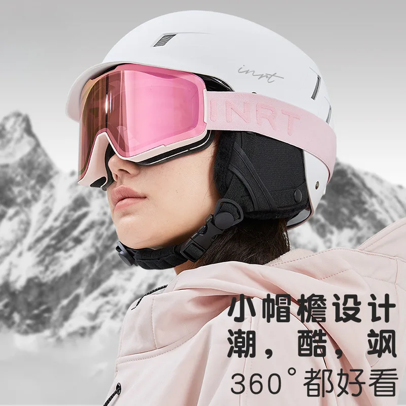 

Ski Helmet Female Male Adult Ski Glasses Set Professional Winter Equipment Protective Gear