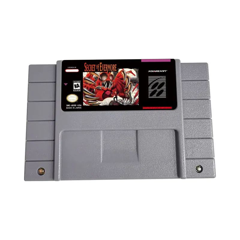 LinkA01 For SNES Games Cartridge NTSC-U Secret of Evermore, Sonic Wings, Super Double Dragon for Super Famicom Game Console