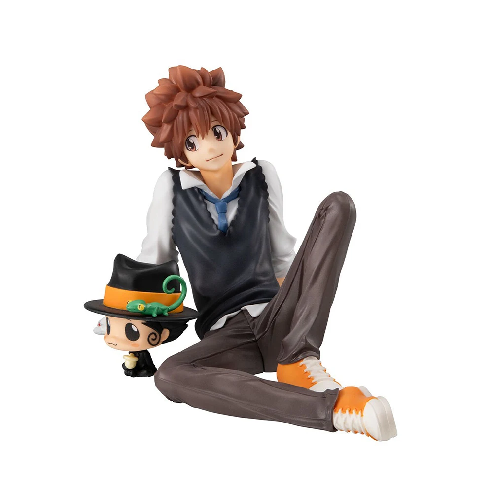 NOVO MegaHouse G.E.M. original Série Hibari-san e Tsuna-kun (REBORN!) Bonitos brinquedos colecionáveis de ornamento de modelo de figura de anime