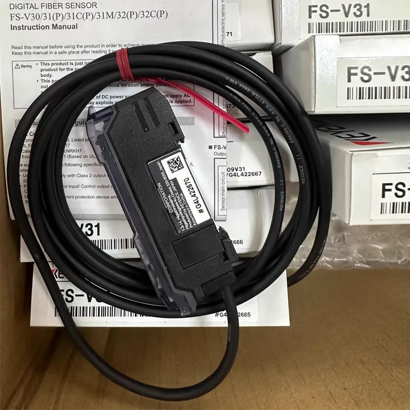 Brand new original Fiber optic sensor FU-57TZ Flat head side emitting transparent optical fiber
