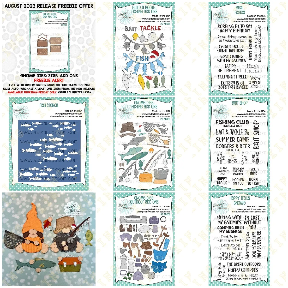 

Metal Cutting Dies Stamps DIY Scrapbooking Card Stencil Paper Cards Handmade Album Stamp Gnome Happy Retirement Fishing Add Ons