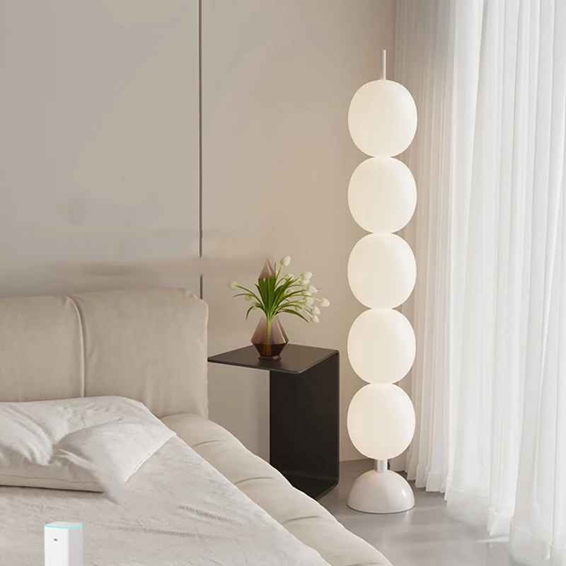 Lampadaire LED moderne pour salon chambre, lampe sur pied à intensité variable avec télécommande, 3 températures de couleur.