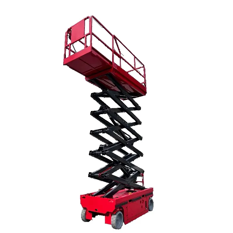 Customized High Quality Electric Hydraulic Lift New Condition 8m 450KG Self-Propelled Scissor Lift For Hotels Steel Material