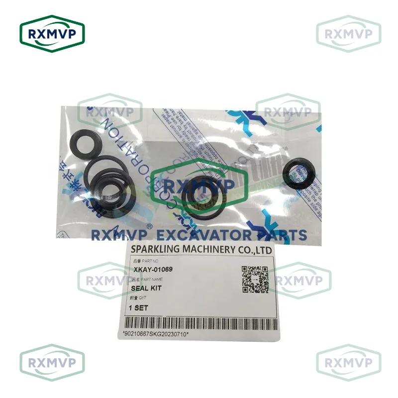 For Hyu-ndai R XKAY-01069 R210LC-9 R250LC-9 Excavator Spare Parts Control Lever Seal Kit XKAY-01069