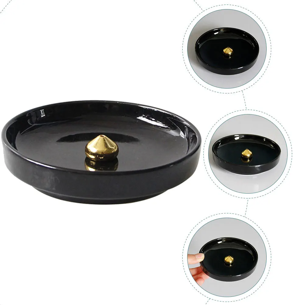 

Ceramic Incense Holder Burner Stylish Ash Catcher Tray for Comfortable Space Decoration Incense Sticks Holder Burner Ornament
