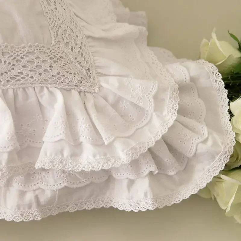 Hot Luxury Cushion cover Lace European embroidery ruffle pillow cover handmade wedding pillowcase sofa cushion christmas pillow