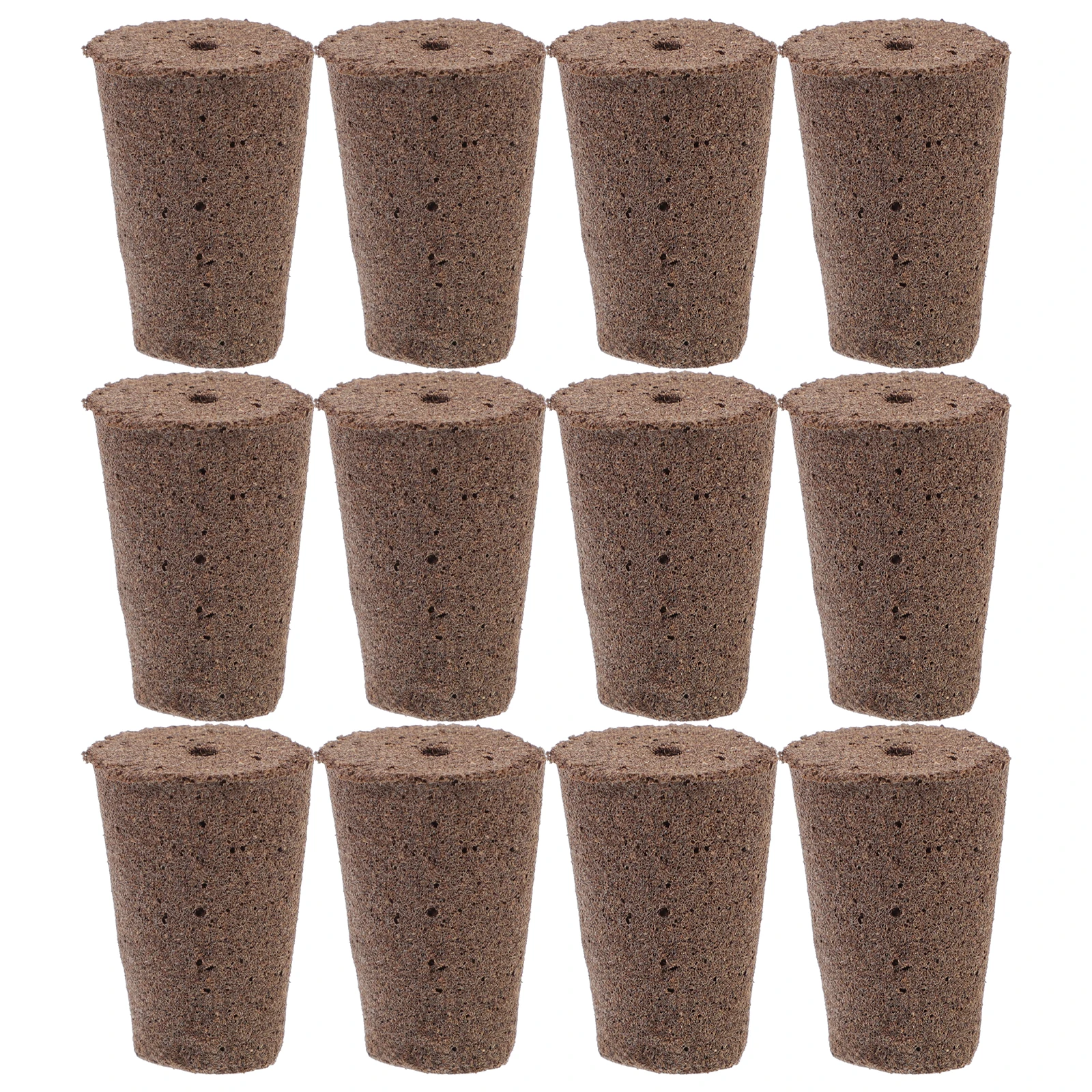 

12Pcs Biodegradable Seedling Starter Cubes Fast Germination Soil Free Planting Blocks for Nursery Garden Terrace Gardening