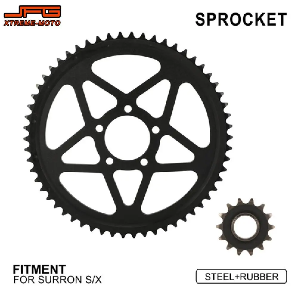 Motorcycles Accessories Front Rear Sprocket Transmission Chain Gear Set Primary Drive Sprocket For Sur Ron Light Bee S X E-Bike